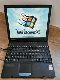 Compaq Evo N410c, laptop de colectie,procesor Pentium 3, Windows 98