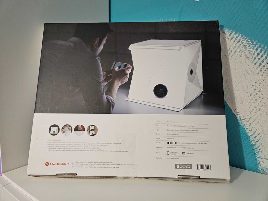 Vand Foldio 2 M0600R (cort pliabil pentru fotografii)