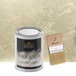 Vopsea decorativa Perla Luxury Bej Sampanie 0,5 Litri si Pensula