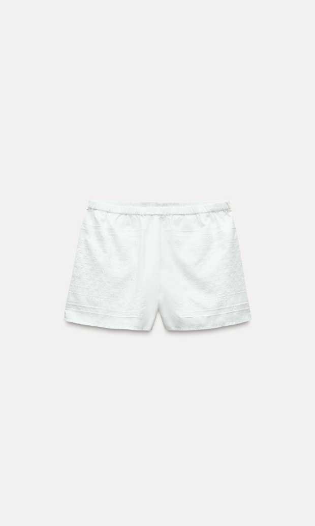 Zara бермуди с бродерия размер М