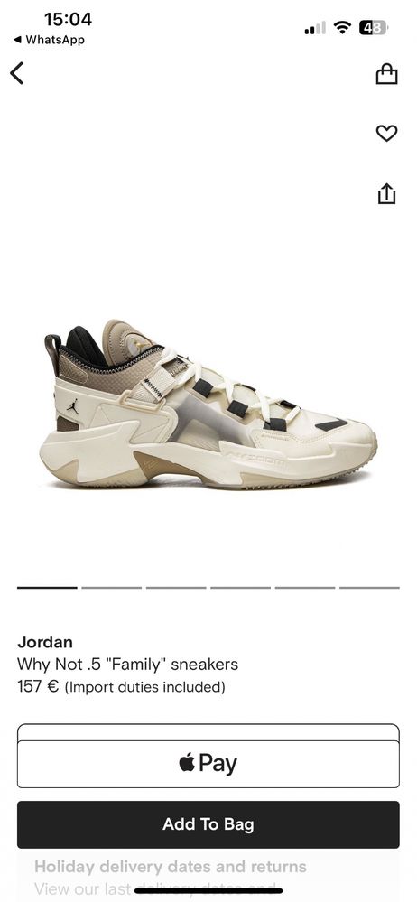 Jordon Why not. 5 “ Family” sneakers