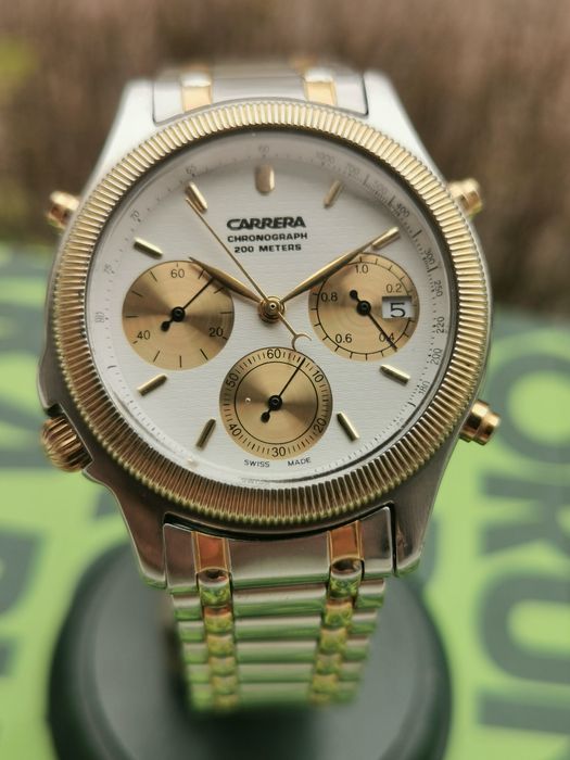 Ceas Carerra vintage mecanism rar swiss