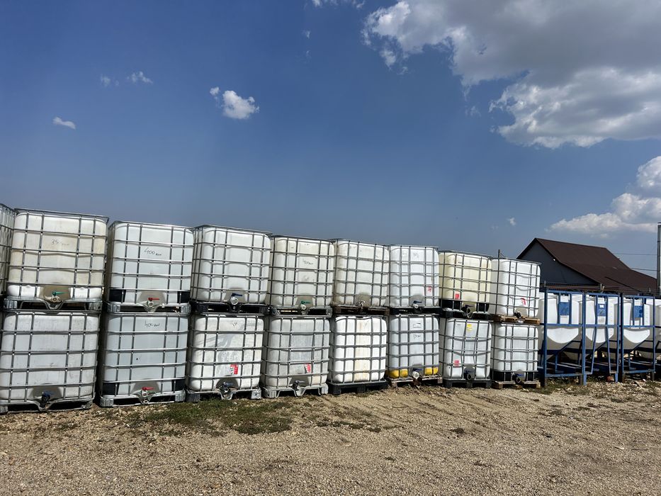 Rezervor ibc 1000 l pentru apa fosa septica , motorina,adblue