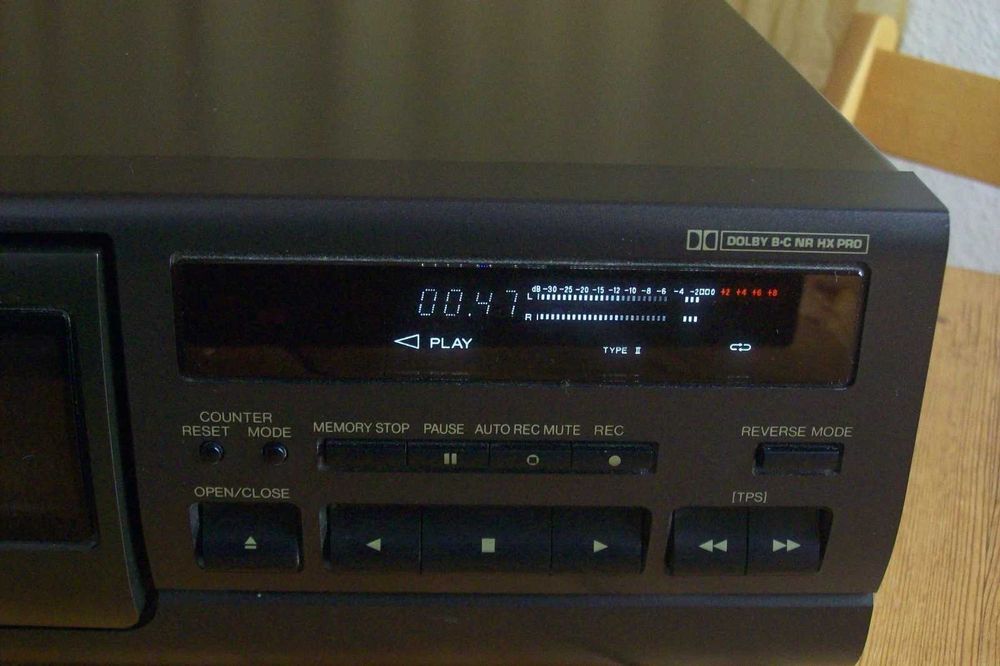 Technics Rs BX501 3 head reverse stereo caseta