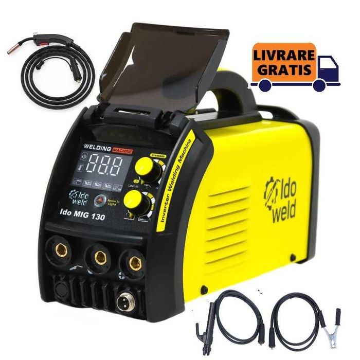 PROMOTIE ! Ido MIG 130 INTENSIV - Aparat sudura cu sarma flux fara gaz