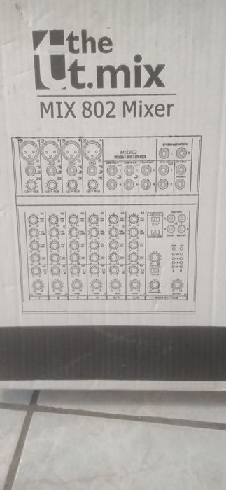 Mixer audio Yamaha MG12/4 și Tmix 802