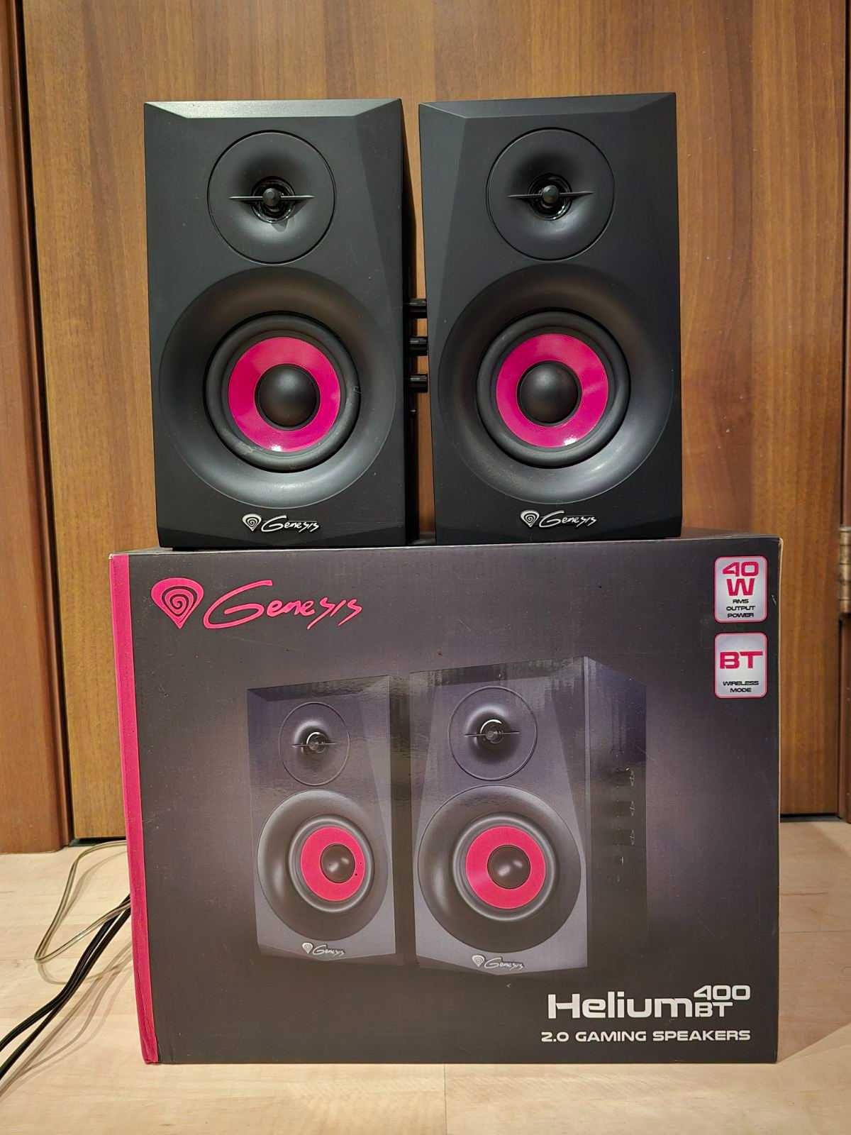 Колони Genesis Helium 400BT, 2 броя, черни