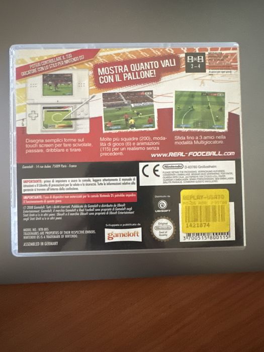 Joc Nintendo Ds Real Football 2009 (Editie Limitata)