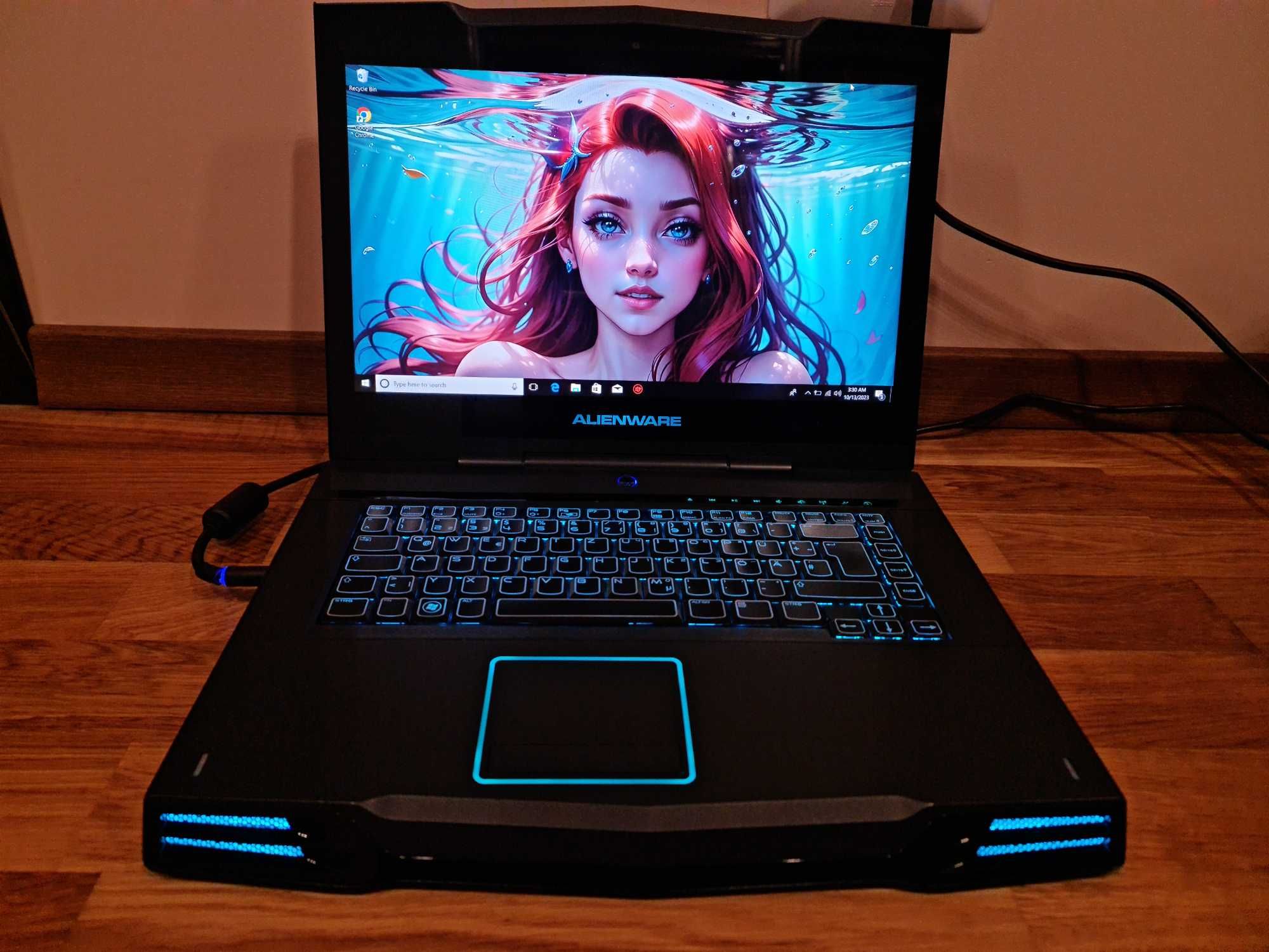 Laptop gaming ALIENWARE ,intel core i7-quad-, video nvidia, ssd 500 gb