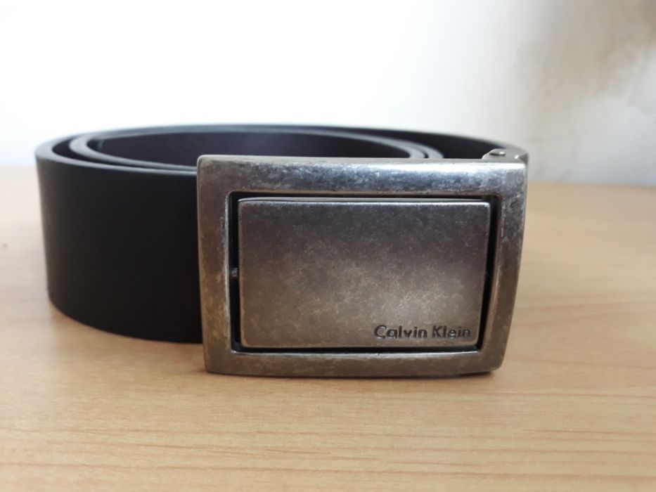 Curea Calvin Klein reversibila negru/maro