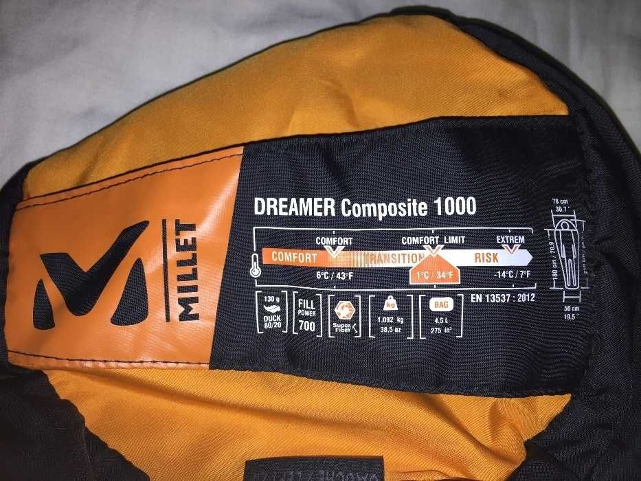 Sac de dormit puf - Millet Dreamer Composite 1000