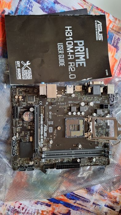 Продавам НЕРАБОТЕЩО дъно Asus Prime H310M-R R2.0 (огънати пинове)