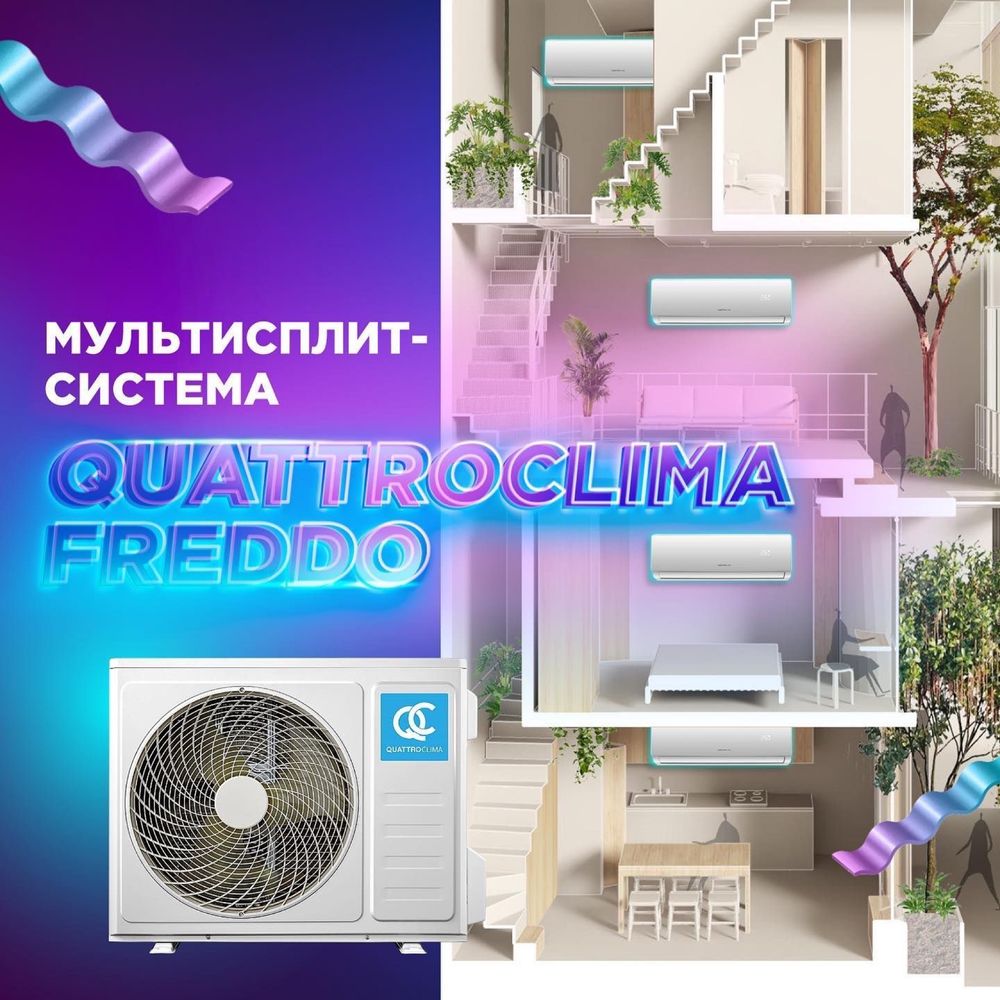 Мультисплит-система Quattroclima. Кондиционеры.