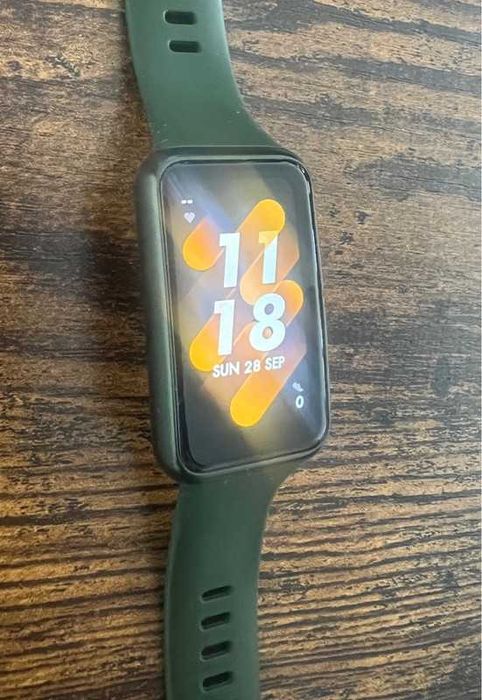 Brățară fitness Huawei Band 7, Silicone Strap, Wilderness Green