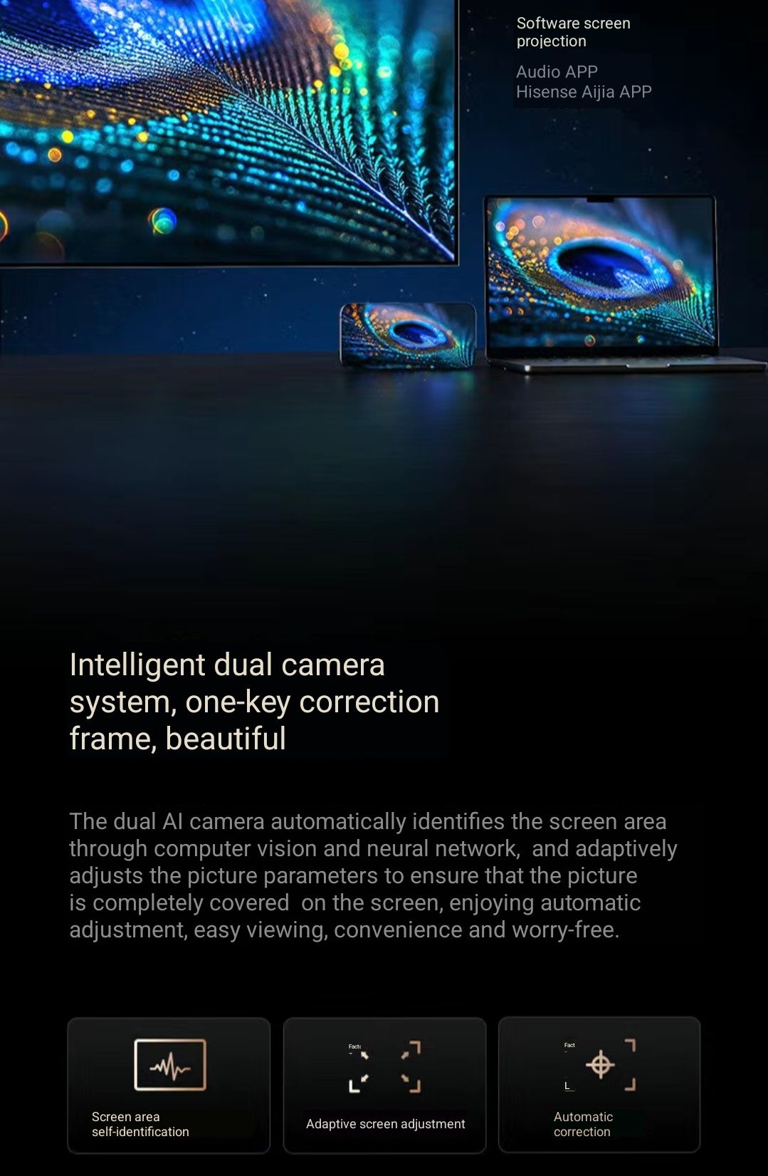 Hisense Starlight S1 Pro TV проектор 4K projector smart android