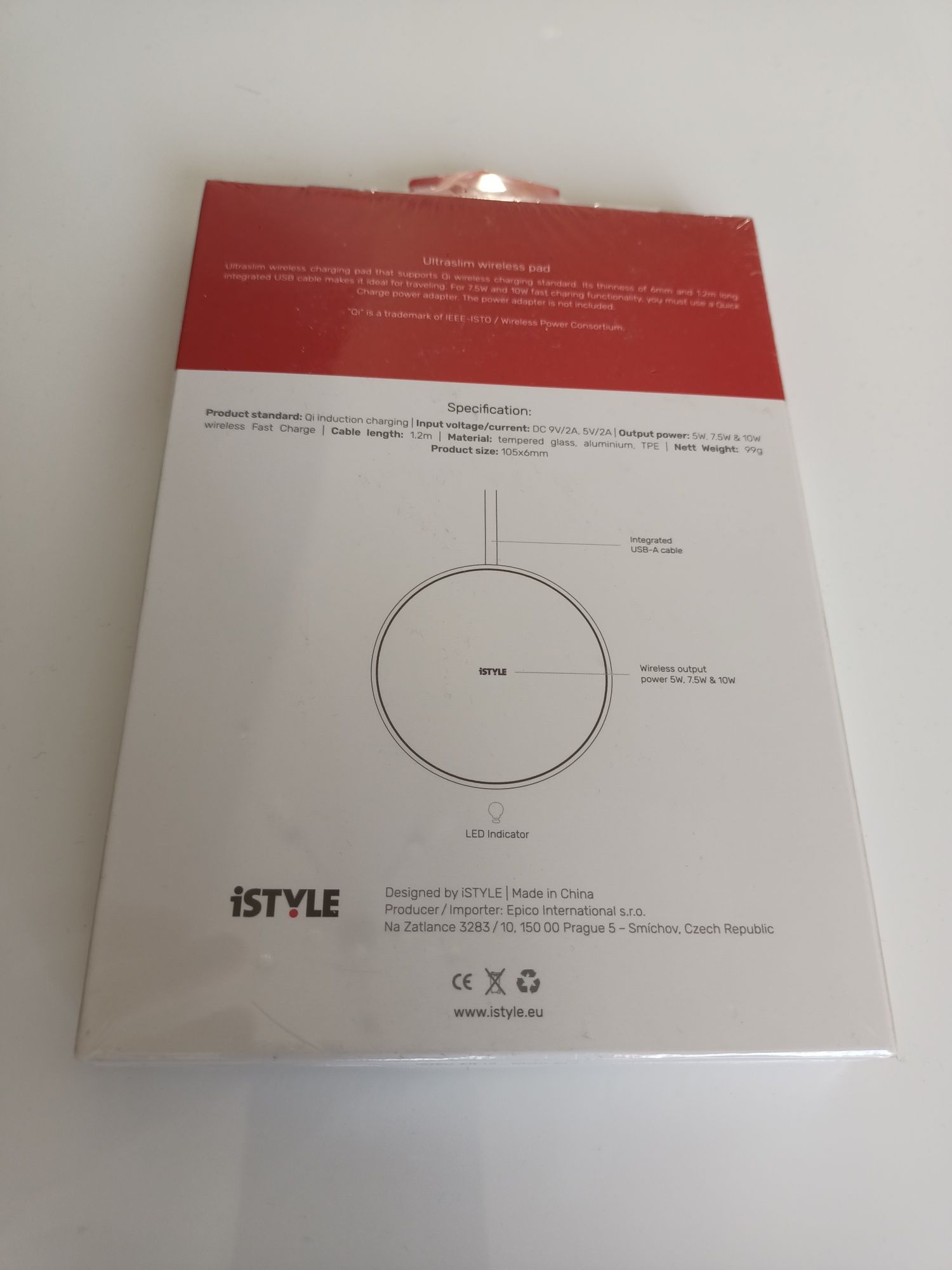 Incarcator Wireless iStyle Ultraslim Wireless Charger Pad Sigilat Nou