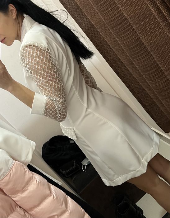 Rochie alba pentru cununie sau botez