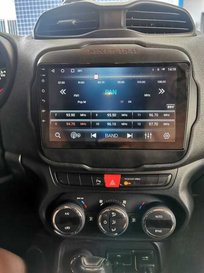 Navigatie Android Jeep Renegate Waze YouTube GPS USB casetofon