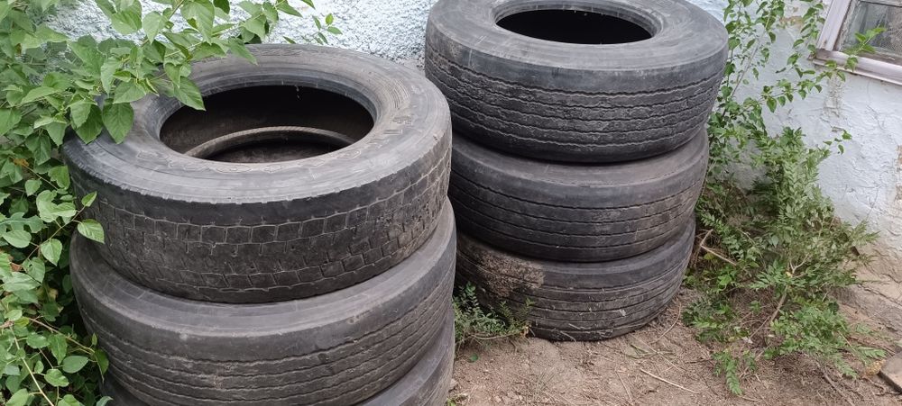 Резина б.у для септика или на докатку прицепа