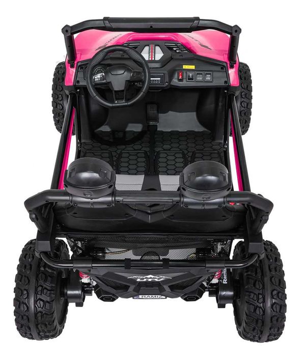 UTV electric pt copii cu 2 locuri Buggy Speedy 4x4 24V 350W (3558) Roz