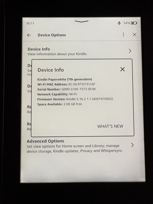 Kindle paperwhite 7 gen