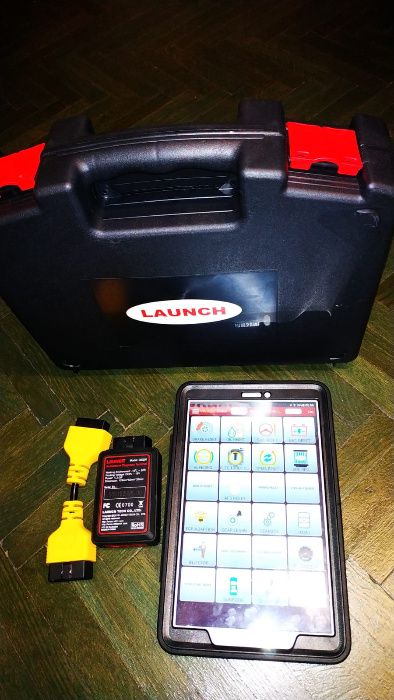 Kit Tester auto Launch x431 PRO4s DbscarV Original +Tableta Samsung