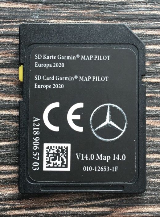 Ново Mercedes Garmin Map Pilot Star1 v17 2022г SD Card Европа Оригинал
