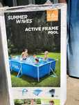Piscina 3 m × 2 m × 75 cm.