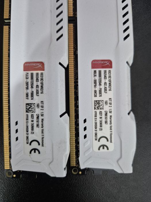 Memorie RAM DDR3 Fury HyperX dual chanel 32 Gb
