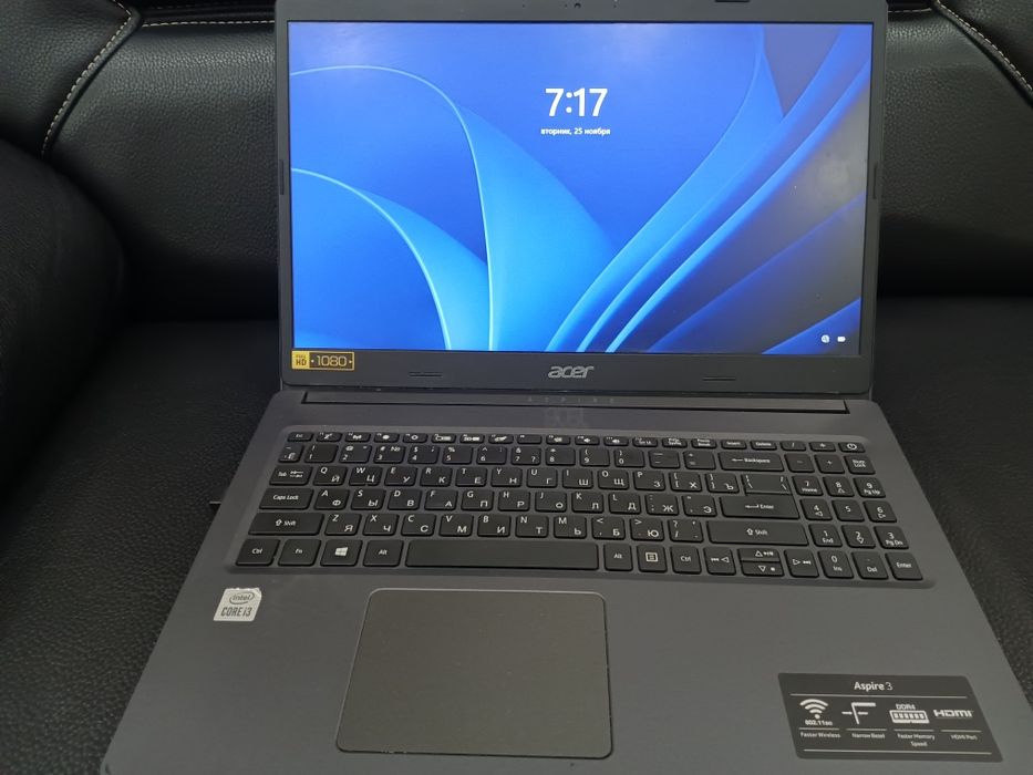Нодбук сатылады  acer core i3 Ram 8G
