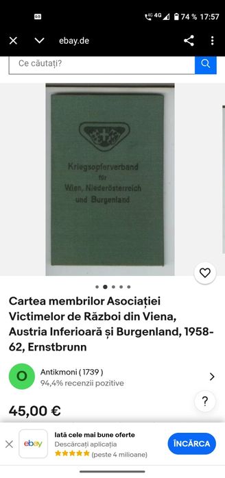 3*Document post WW 2 / Viena / Austria