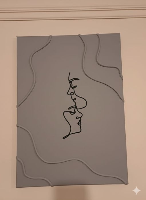 Vand tablouri handmade 3D, stil minimalist modern, realizate personal.