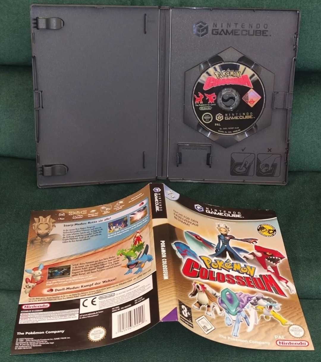 POKEMON COLOSSEUM Nintendo GameCube 2004 PAL Version - manual lipsa