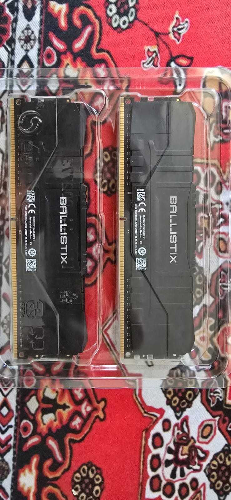 RAM Crucial Ballistix 16GB (2x8GB) DDR4 3200MHz – folosit doar 2 săptă