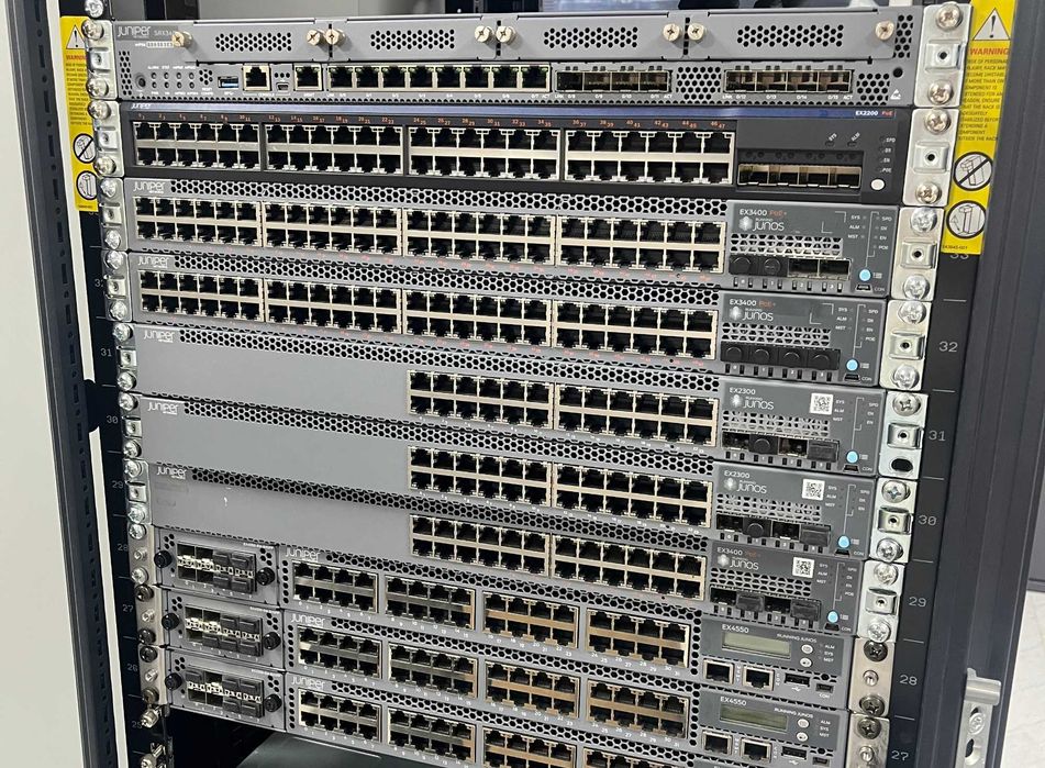 Juniper Switch EX2200 / EX3400 / EX4550 / EX2300 / EX4550 и SRX340