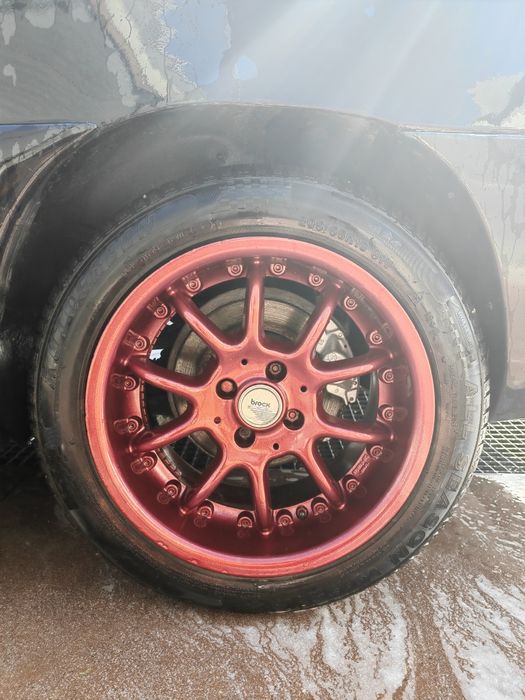 Jante Brock B6 4x100 R16 (două lățimi) cu anvelope noi Opel