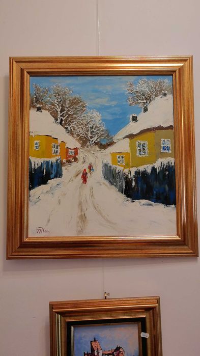Vind tablou iarna Blei