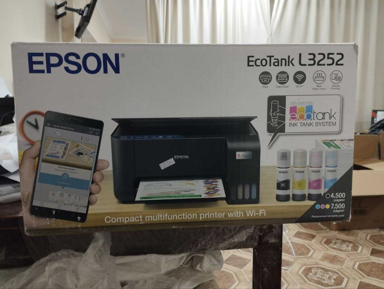 Принтер Epson L3252 | Yangi lekin upakovkasi ochilgan