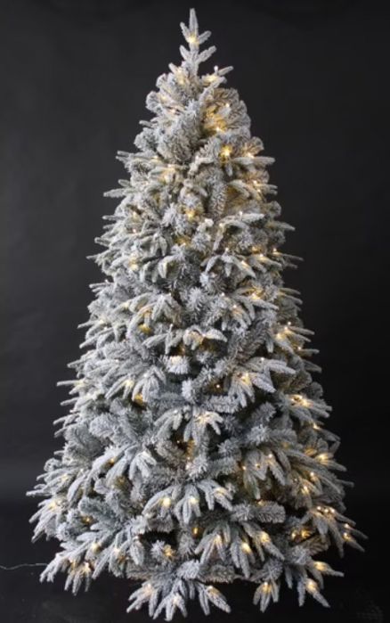 Коледна елха с вградени лампички по връхчетата - Различни размери