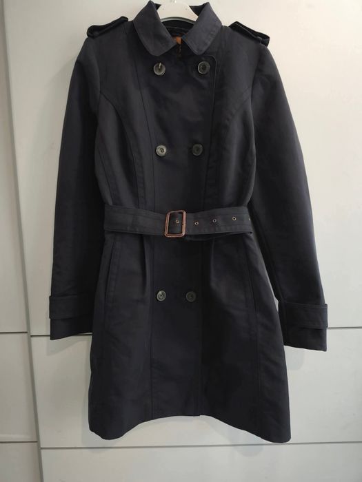 Massimo Dutti тренч тъмносин цвят р-р М