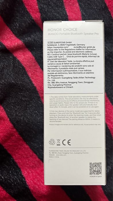 HONOR Choice iKANOO Speaker Pro Bluetooth Speaker – New, Sealed