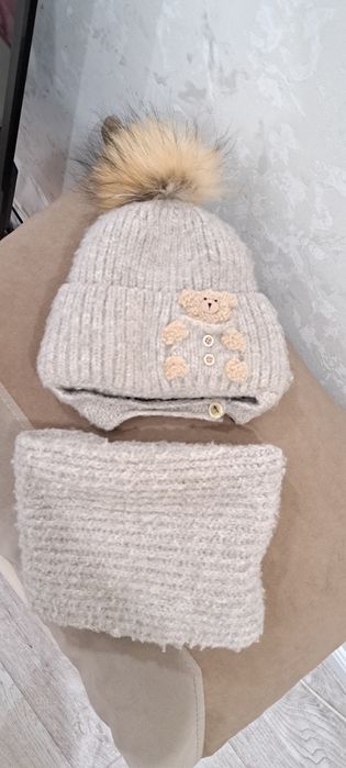 Шапка снуд 50-52 зима