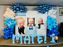 Tematica babyboss/disney - decoratiuni florale - baloane - fum greu