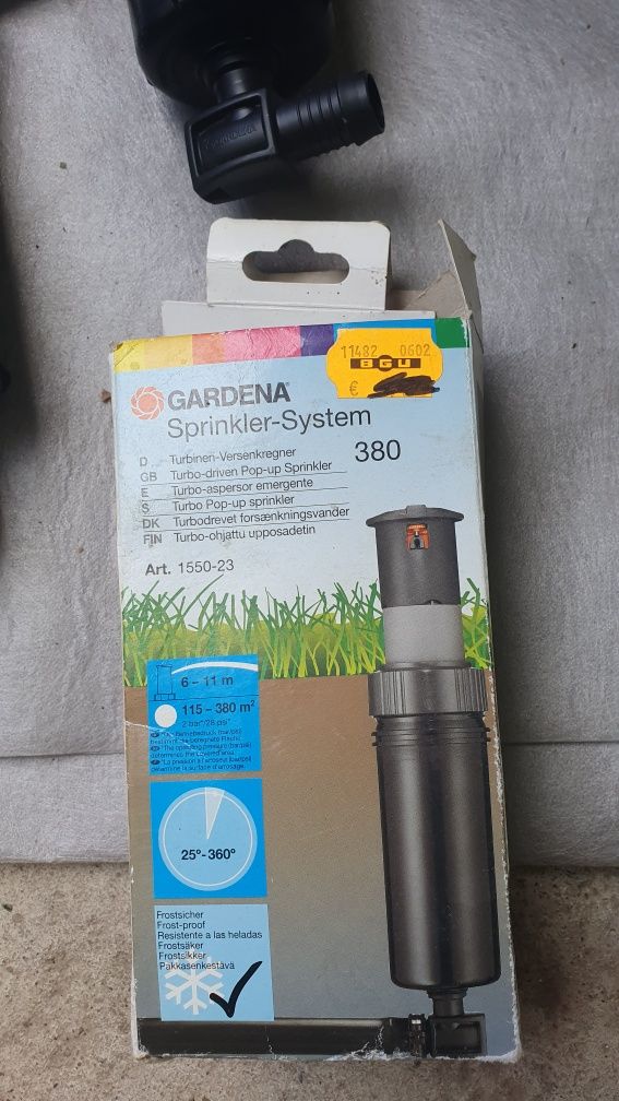 Aspersor încastrat cu turbină Gardena  system 380