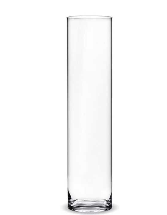 Vând vază sticlă cilindru și pahar martini înalte