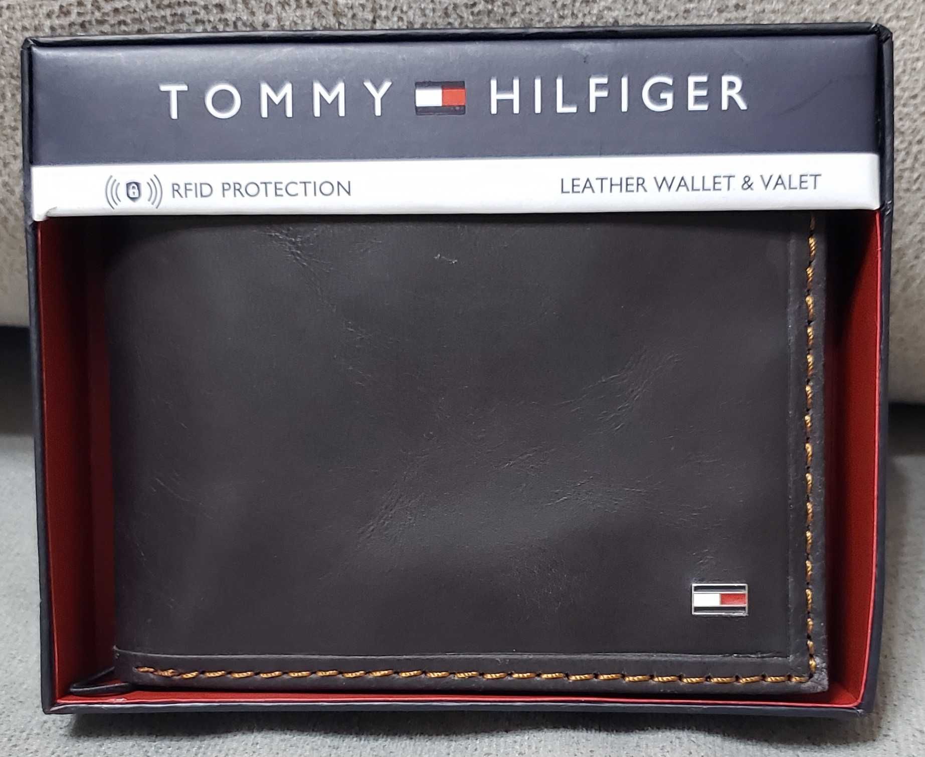 Нови, мъжки портфейли TOMMY HILFIGER – естествена кожа.