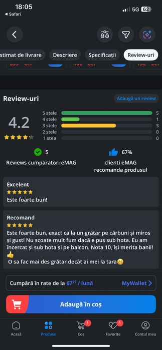 Gratar electric Rohnson