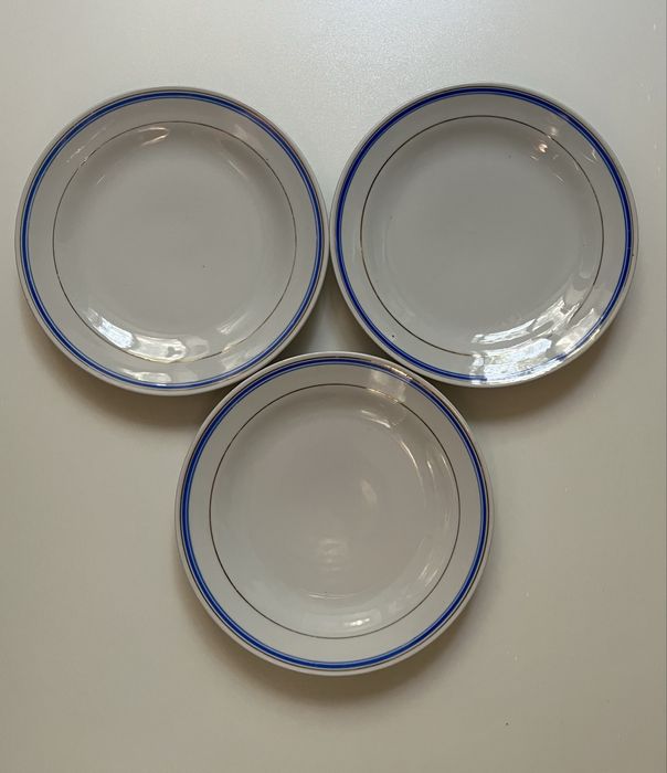 Тарелки плоские 24 см 3 шт СССР