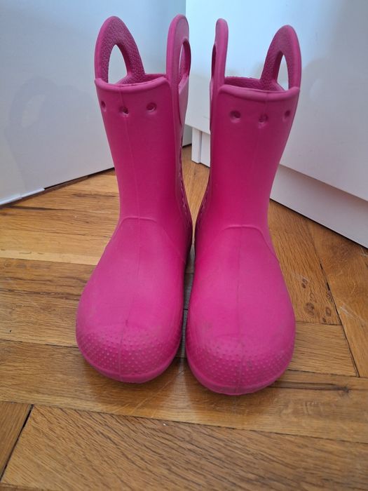 Crocs гумени ботушки за момиче, размер 30-31