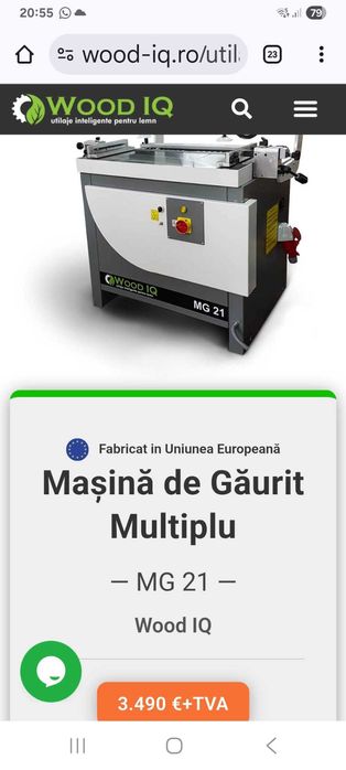 Multiplă de găurit Wood IQ MG21
